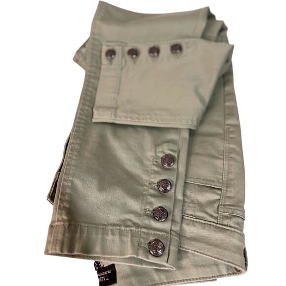 Talbots Sage Flawless Five Pocket Jeans with Button Detailing on Pants Size 10 - Picture 6 of 7